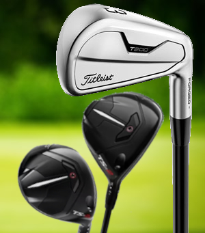 Titleist T200 with TSr woods